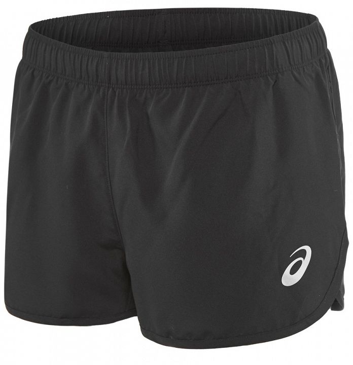 Asics Silver Split Short Black